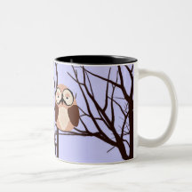 Riyah-Li Designs Winter Owl Coffee Mug