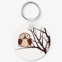Riyah-Li Designs Winter Owl keychains