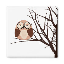 Riyah-Li Designs Winter Owl magnets