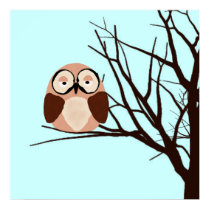 Riyah-Li Designs Winter Owl posters