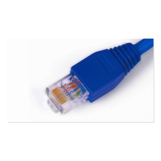 rj45 - computer network connector business cards