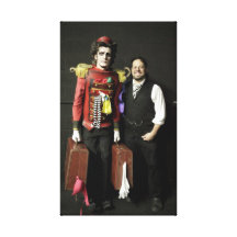 RJ con Burton el Bellhop Impresión En Lienzo Estirada