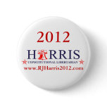 RJ Harris 2012 for President Button