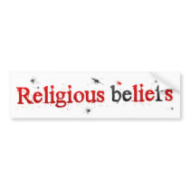 (RLG) Religous Beliefs (Lies) bumper stickers by IncTru (RLG) Religous Beliefs (Lies) bumper stickers