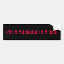 R'lyeh Rockstar Funny Bumper Sticker