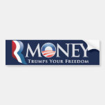 RMoney Romney Obama Bumper Sticker