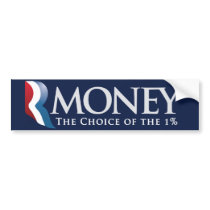 RMoney Romney Parody Bumper Sticker bumper stickers