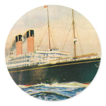 RMS Celtic Round Stickers