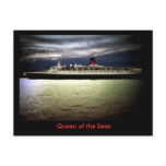 RMS Queen Elizabeth 2 postcards