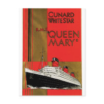 RMS Queen Mary postcards