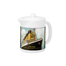 RMS Titanic 100th Anniversary teapot
