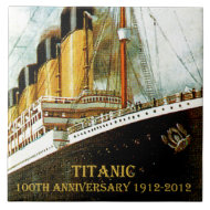 RMS Titanic 100th Anniversary tile