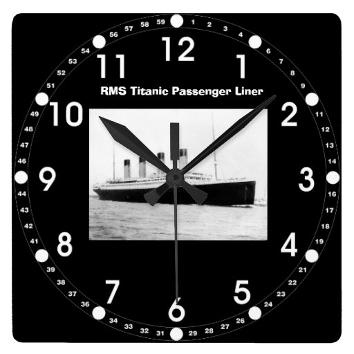 RMS Titanic Passenger Liner Wall Clock Zazzle