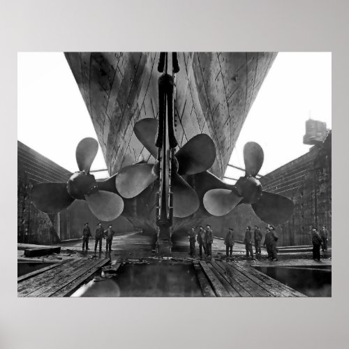 RMS Titanic Propellers print