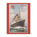 RMS Titanic White Star Line Postcards