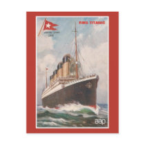 RMS Titanic White Star Line Postcards