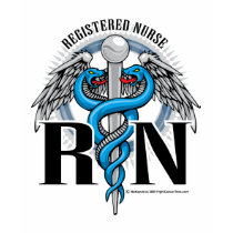 RN Caduceus Blue t-shirts