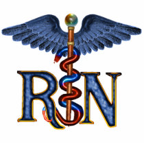 RN Caduceus Cut Out