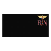 RN Caduceus Photo Greeting Card