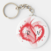 RN heart Keychain