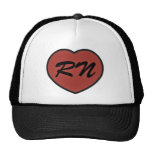 rn heart pixel hats
