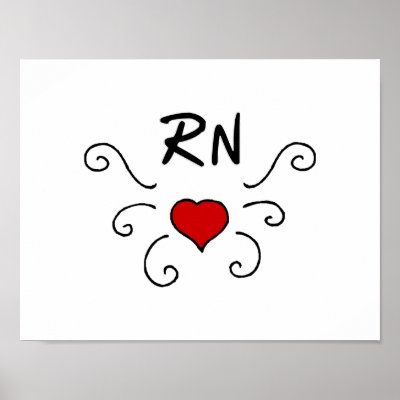 RN Love Tattoo Poster by