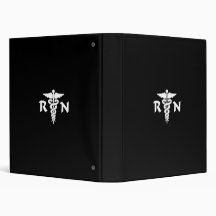 RN Medical Symbol Binders