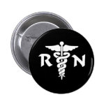 RN Medical Symbol Button