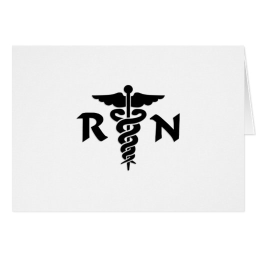 RN Medical Symbol Card
