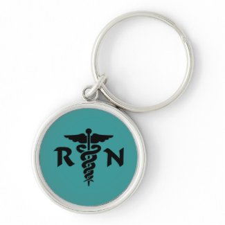 RN Medical Symbol keychain