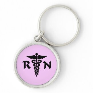 RN Medical Symbol keychain