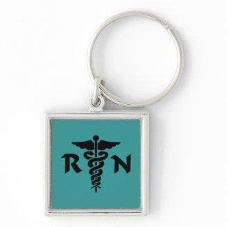 RN Medical Symbol keychain
