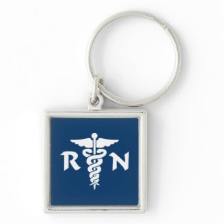 RN Medical Symbol keychain