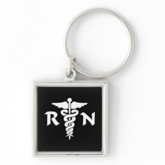 RN Medical Symbol keychain