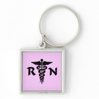 RN Medical Symbol keychain