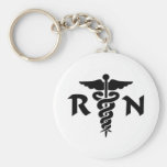 RN Medical Symbol Keychains