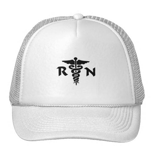 RN Medical Symbol Mesh Hat