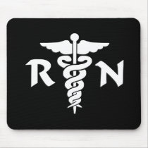 RN Medical Symbol mousepads by bonfirenurses RN Medical Symbol mousepads