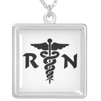 RN Medical Symbol necklace