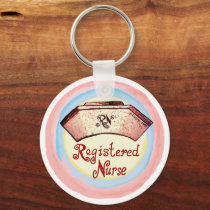 RN Nurse Cap keychains