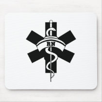 RN Nurses Medical Symbol mousepads by bonfirenurses RN Nurses Medical Symbol mousepads