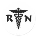 RN Nurse's Sticker by bonfirenurses RN Nurse's Sticker