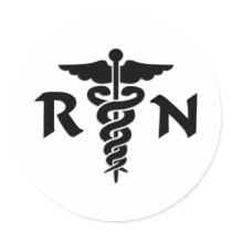 RN Nurse's Sticker by bonfirenurses RN Nurse's Sticker