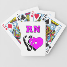 RN Nursing Care Bicycle Poker Cards
