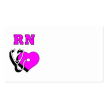 RN Nursing Care Business Card