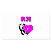 RN Nursing Care Business Cards