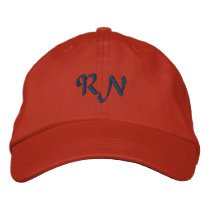 RN: Registered Nurse embroidered hats by cowboyannie RN: Registered Nurse embroidered hats