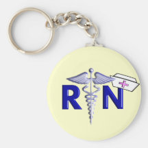 RN (Registered Nurse) Gifts-Embossed Style Keychain