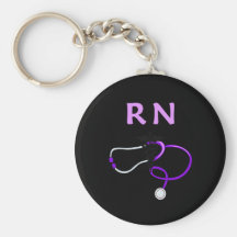 RN Stethoscope Key Chains
