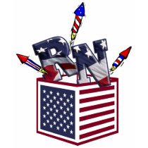 RN USA FLAG BOX O FIREWORKS - REGISTERED NURSE t-shirts by NurseStore RN USA FLAG BOX O FIREWORKS - REGISTERED NURSE t-shirts